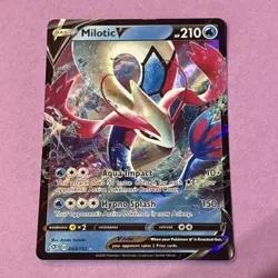 Milotic V 043/192 Swsh02: Pokemon Sword & Shield Rebel Clash Ultra Rare NM - Image 1