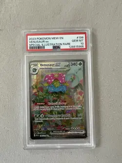 Pokemon 2023 Venusaur ex 198/165 PSA 10 SIR Holo SV Scarlet & Violet 151 - Image 1