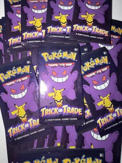 Pokemon Trick Or Trade 2022 - Lot of 28 Sealed Mini BOOster Packs - Halloween - Image 1