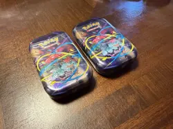 Pokemon TCG Mega Heroes Mini Tin Mega Venusaur Lot of 2 Factory Sealed - Image 1