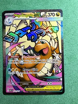 Pokemon Mega Dragonite EX Full Art Holo Secret Rare 271/217 370 HP English - Image 1