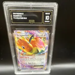 Pokemon Dragonite EX GMA 10 Evolutions 72/108 Holo Rare EX 2016 TCG - Image 1