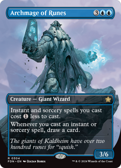 MTG Archmage of Runes FDN #304 Rare - Image 1