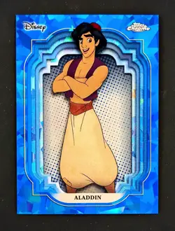 Lot of (20) 2024 Topps Chrome Sapphire Disney Blue Base Cards: *READ: Aladdin* - Image 3