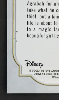 Lot of (20) 2024 Topps Chrome Sapphire Disney Blue Base Cards: *READ: Aladdin* - Image 5