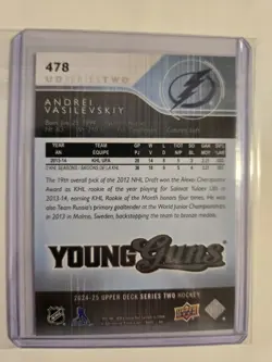 2024-25 Upper Deck Series 2 Lot Of 3 Young Guns Renew Tampa Bay - Image 4