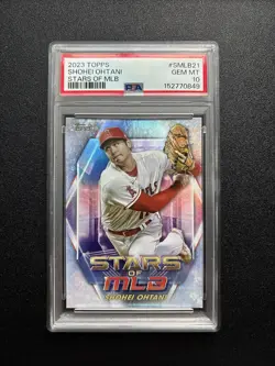 2023 Topps Series 1 - Stars of MLB Shohei Ohtani #SMLB-21 PSA 10 - Image 1