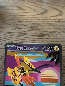 Tapu Koko EX 247/182 Sv04: Paradox Rift Special Illustration Rare NM Condition - Image 2