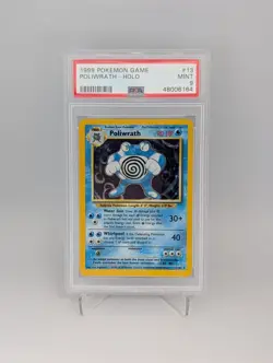 Poliwrath 13/102 Base Set Holo PSA 9 MINT Graded Pokemon TCG Card WOTC 1999 - Image 1