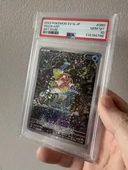 PSA 10 Magikarp AR 080/073 SV1a Triplet Beat 2023 Pokemon Card Japanese GEM MINT - Image 1