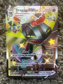 Pokemon TCG Dragapult VMAX SWSH097 Shiny Full Art Promo Card Near Mint - Image 1