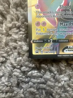 Pokemon TCG Dragapult VMAX SWSH097 Shiny Full Art Promo Card Near Mint - Image 4