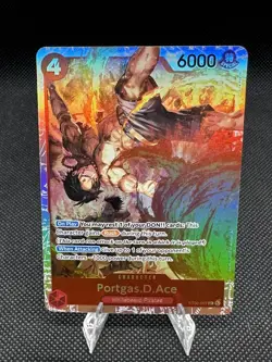 ST30-007 Portgas.D.Ace English SR One Piece TCG Card Game - Image 1