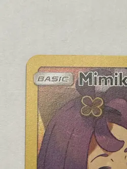 Pokemon Mimikyu TCG Cosmic Eclipse Holo Card 245/236 Secret Rare - Image 3