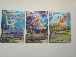 Jumbo Flareon, Jolteon & Vaporeon VMAX Oversized Pokemon Cards!!🔥 - Image 1