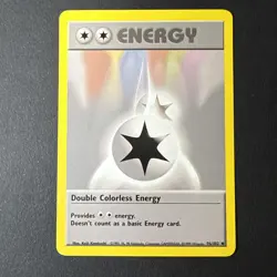 Double Colorless Energy 96/102 – Base Set – NM – Vintage Pokemon Card – WOTC - Image 3