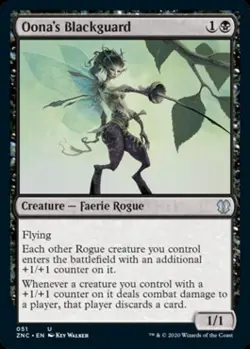 Oona's Blackguard - Light Play MTG Commander 2020 Zendikar Rising - Image 1