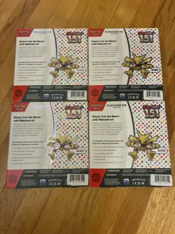 Pokemon TCG Scarlet & Violet 151 Alakazam Ex Collection Box SEALED Lot of 4! - Image 2