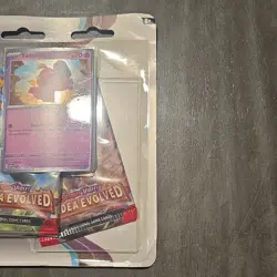 Pokemon TCG Paldea Evolved 3-Pack Booster Blister w/ Tinkatink Promo - Image 3