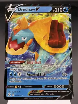 Drednaw V 014/073 - Ultra Rare - SWSH Champions Path Pokemon Card NM - Image 1