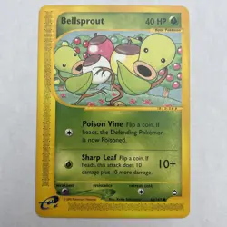Pokemon TCG Aquapolis Bellsprout Common Card 68/147 LP - Image 1