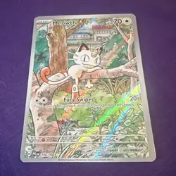 The Pokemon Company Meowth Me02: Phantasmal Flames 106/094 IR Holo Eng HP 70 - Image 1