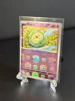 Pokemon TCG Solosis Master Ball Pattern 037/086 Black Bolt Holo NM - Image 1