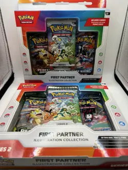 Pokemon TCG First Partner Illustration Collection Series 2 Lot Of 2 sealed - Image 1