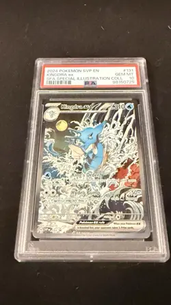 Pokemon 2024 Kingdra ex #131 SV Promo Holo Special Illustration PSA 10 - Image 1