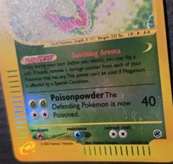 Meganium Reverse Holo 18/165 Expedition Rare 2002 Pokemon TCG WOTC e-Reader LP+ - Image 3