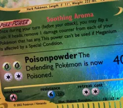 Meganium Reverse Holo 18/165 Expedition Rare 2002 Pokemon TCG WOTC e-Reader LP+ - Image 4
