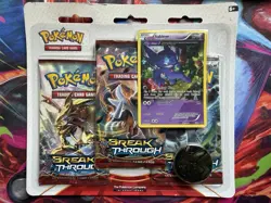 POKEMON TCG: XY Breakthrough Sableye Factory Sealed 3-PACK Blister Set New - Image 1