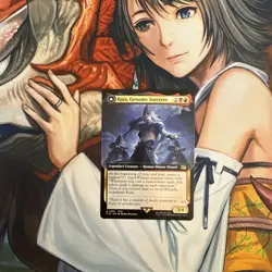 Kuja, Genome Sorcerer (Extended Art) #497 (NM) Final Fantasy FIN Magic MTG - Image 1