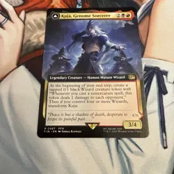 Kuja, Genome Sorcerer (Extended Art) #497 (NM) Final Fantasy FIN Magic MTG - Image 2