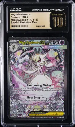 2025 POKEMON MEG SPECIAL ILLUSTRATION RARE MEGA GARDEVOIR EX CGC 10 PRISTINE - Image 1