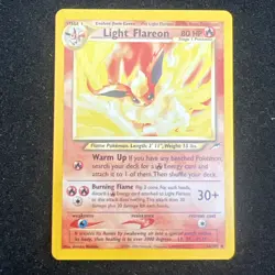 2002 Pokemon Light Flareon Neo Destiny 46/105 Uncommon - Image 1
