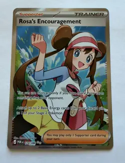 Pokemon Perfect Order Rosa's Encouragement 114/88 Secret Rare Full Art TCG - Image 1