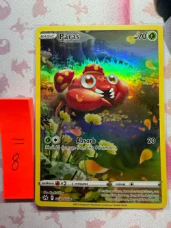 Pokemon TCG Paras GG32/GG70 Galarian Gallery Rare Holo NM - Image 1