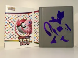 Ultra PRO Mewtwo Premium 9-Pocket PRO-Binder for Pokemon + SV 151 Binder 74427155827 - Image 1