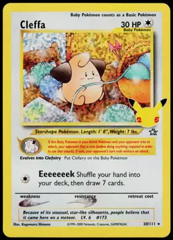 Cleffa 20 Celebrations: Classic Collection - Holo Pokemon NM/M - Image 1