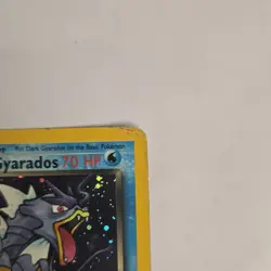 Pokemon Company Dark Gyarados 8/82 Team Rocket Holo Eng 70 HP WITH SWIRL - Image 3