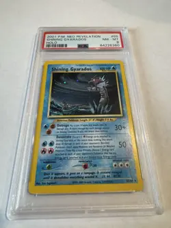 Pokemon Shining Gyarados Neo Revelation 65/64 Secret Rare Holo PSA 8 Unlimited - Image 1
