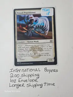 MTG Dragonstorm 18 Poised Practitioner - Destiny Awaits Its True Hero!! - Image 1