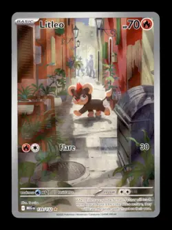 LITLEO 139/132 ILLUSTRATION RARE MEGA EVOLUTION POKEMON HOLO NM/M - Image 1