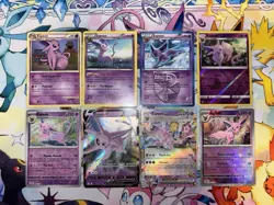 Pokemon TCG Espeon Lot Espeon 2/90 Espeon 48/108 Non Holos & Holos EX Pokeball - Image 1