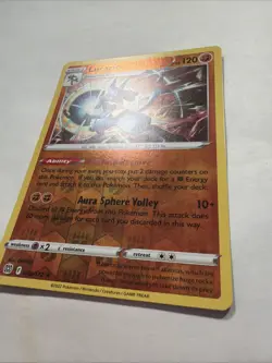Lucario 079/172 Holo Rare Brilliant Stars Pokemon Reverse Holo - Image 2