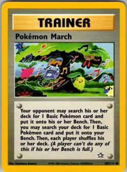 Neo Genesis #102/111 Pokemon March - Image 1