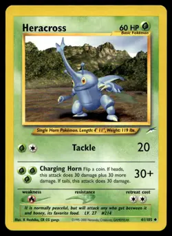 Heracross [Neo Destiny 041/105] Unlimited Uncommon Pokemon TCG - Image 1