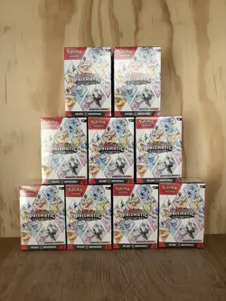 (Lot Of 9) Pokemon Scarlet & Violet Prismatic Evolutions Booster Bundle English - Image 1
