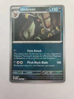 Umbreon (Poke Ball Pattern) 059/131 Holo Rare Prismatic Evolutions Pokemon NM - Image 1